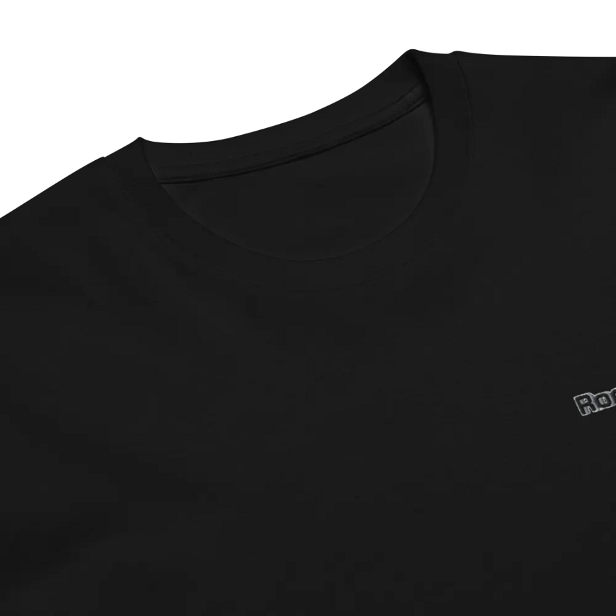 Ronald - Embroidered - Unisex Premium T-Shirt - Black HApex Gear Black Logo product image (5)