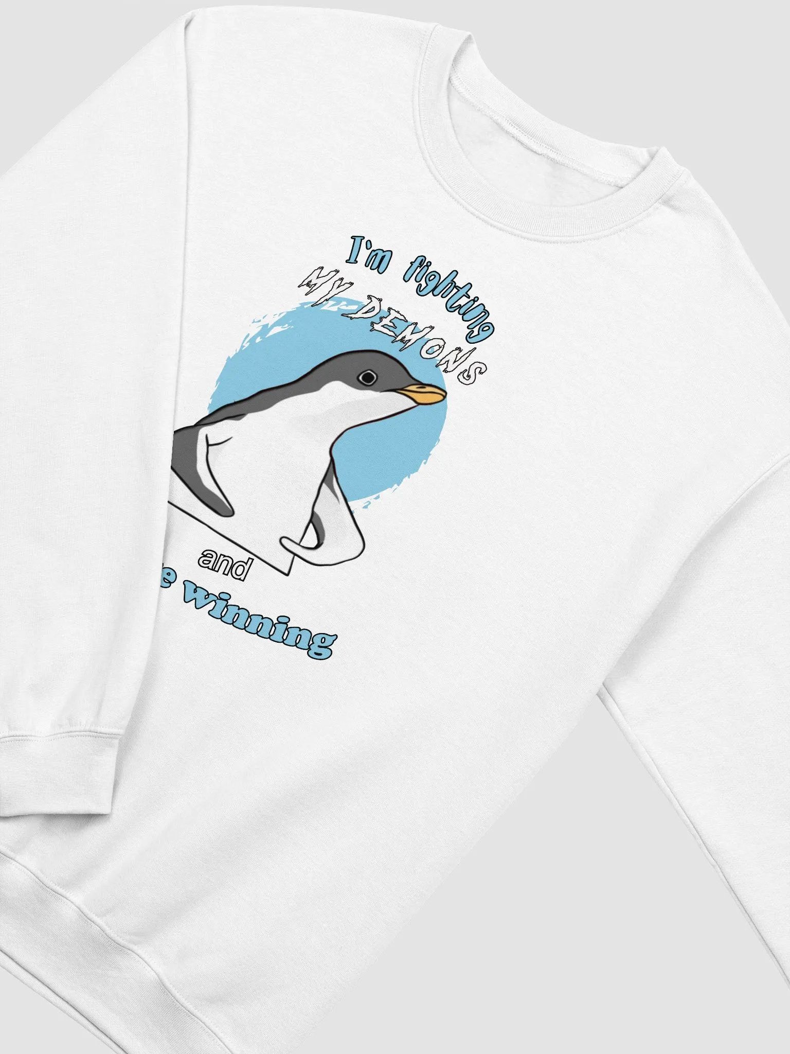 I'm fighting my demons Crewneck product image (3)