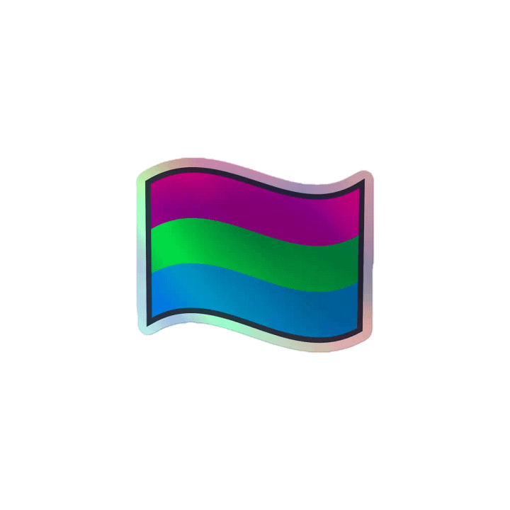 Wave of Colors Holographic Sticker Sheet product image (1)