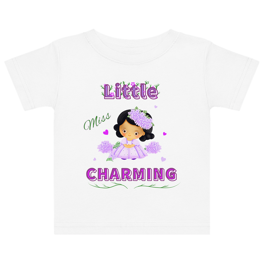 Little Miss Charming Baby Jersey T-Shirt product image (9)