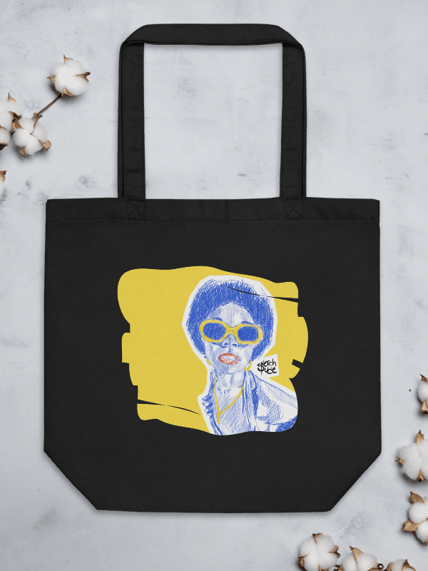 Organic Cotton Tote Bag, Sketch Dude product image (3)