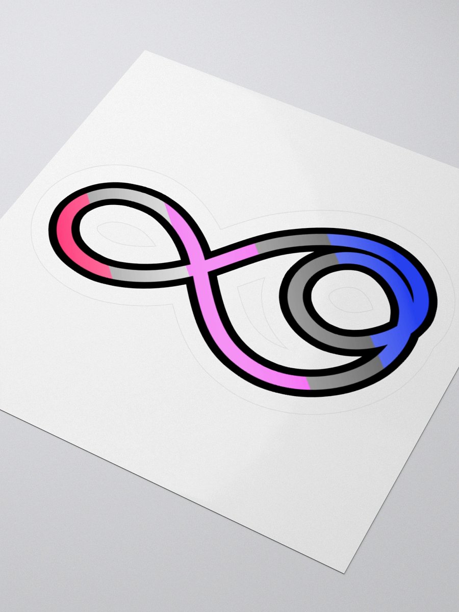 Treble Clef (Genderfluid) - Kiss Cut Sticker product image (8)