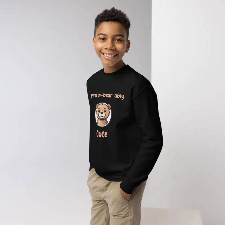 Un-Bear-Ably Cute Unisex Kid's Sweatshirt product image (2)