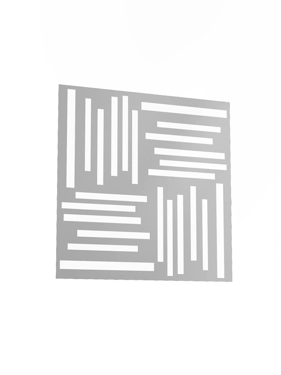 Minimalist geometry in grey and white Poster product image (3)