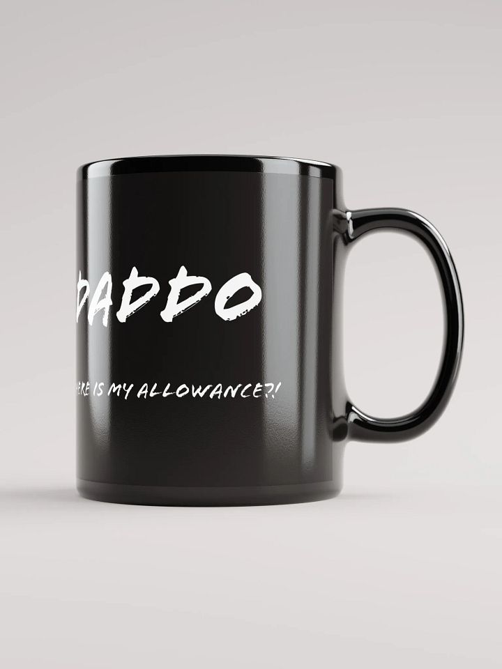 DADDO Funny Black Glossy Mug product image (1)