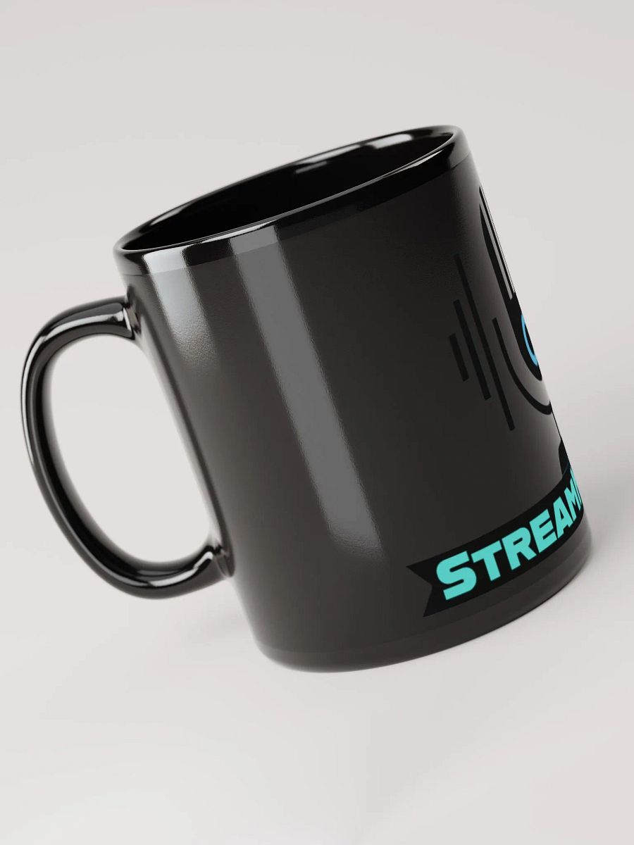 StreamMachine Black Glossy Mug product image (5)