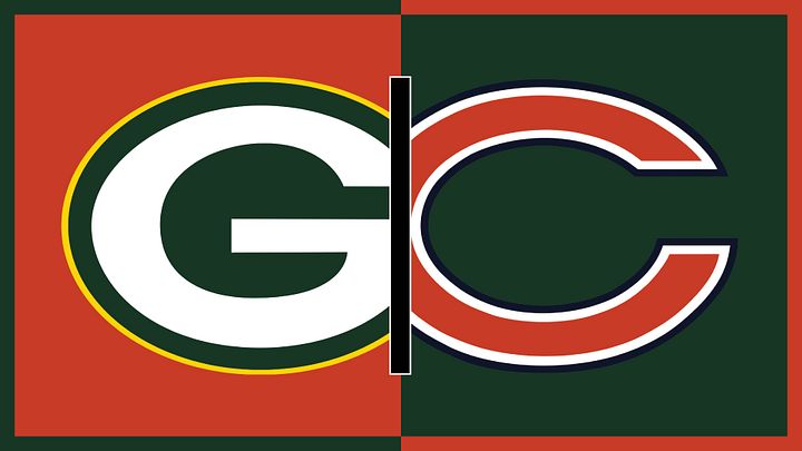 Green Bay Packers Vs Chicago Bears - Rivals - Small & Large Bundle - Wallpaper product image (1)