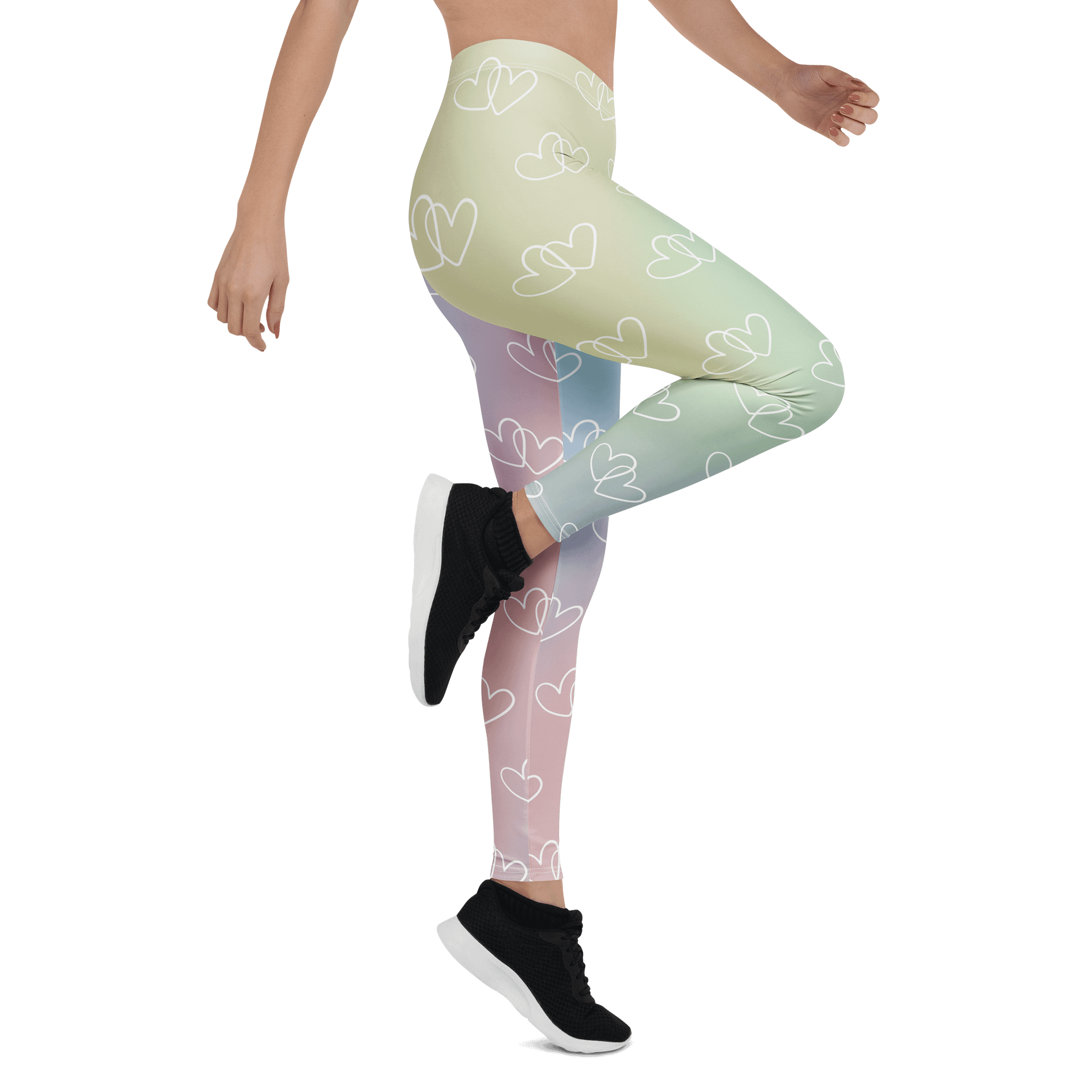 Rainbow Heart Leggings product image (7)