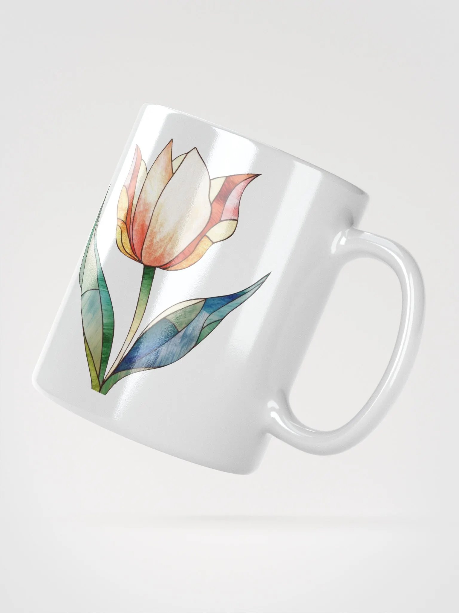 Stained Glass Tulip Mug product image (4)