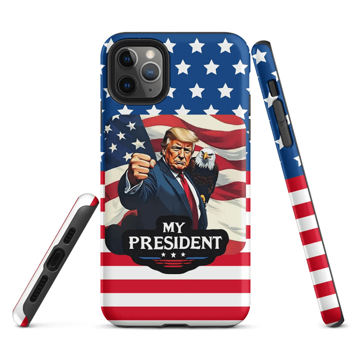iPhone Tough Case: Trump, My President, with Eagle product image (3)
