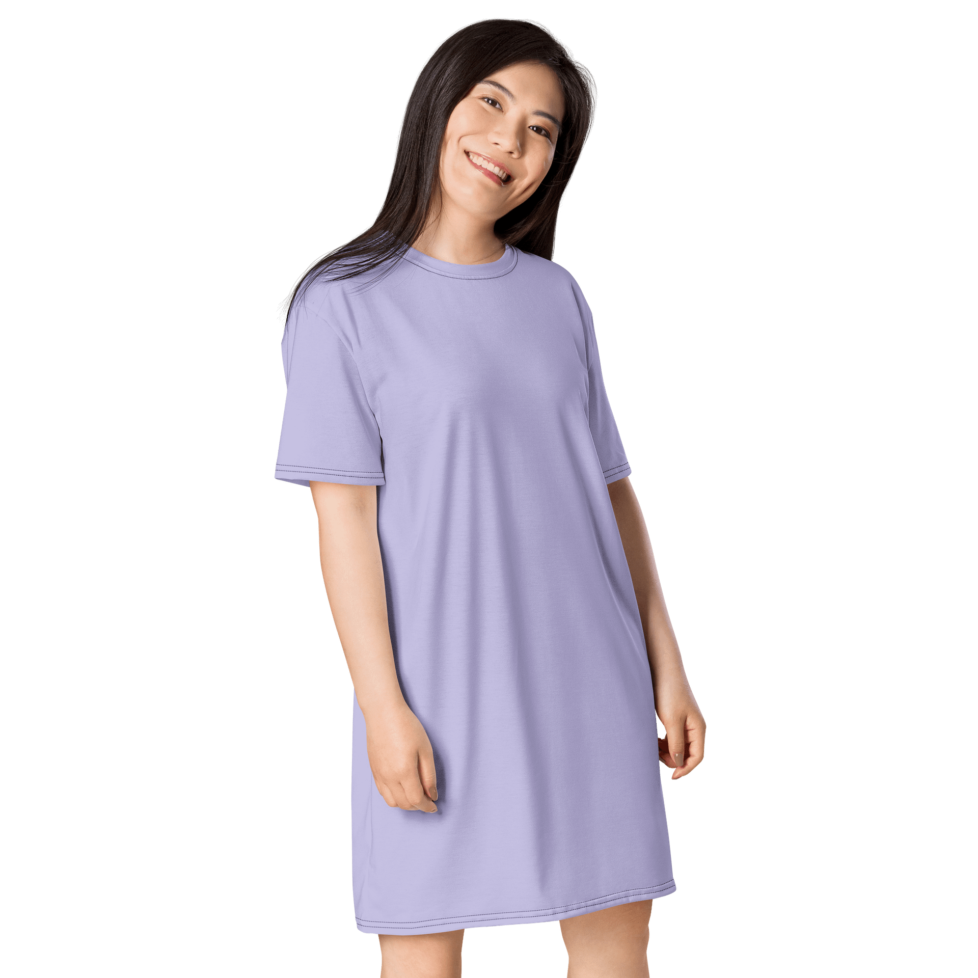 Oversized T-Shirt Dress - Delicate Melrose, Sizes 2XS-6XL product image (4)