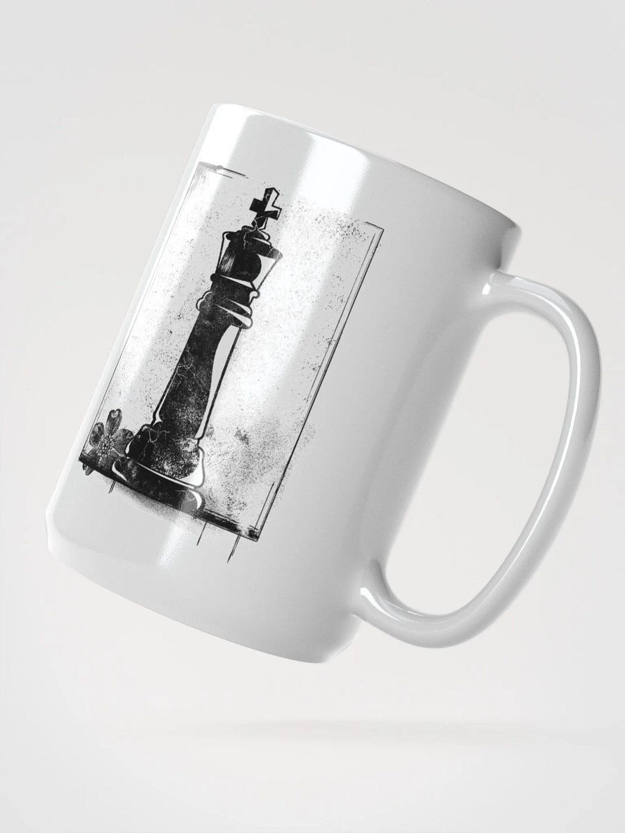 Grunge Chess: The King 15 oz. mug product image (3)