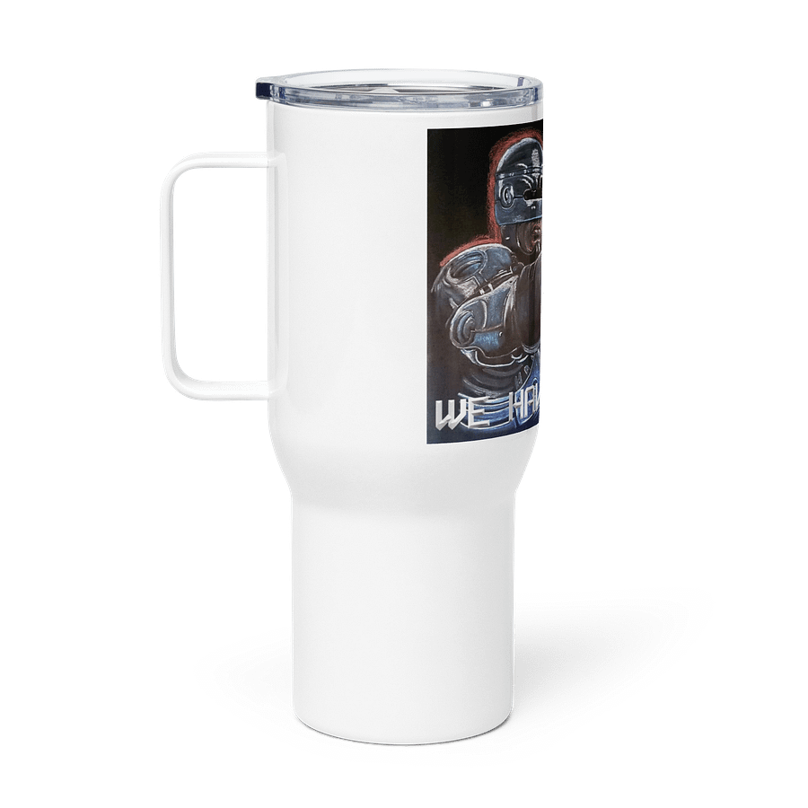 Metal Law Enforcer Gun Holder Travel Mug product image (1)