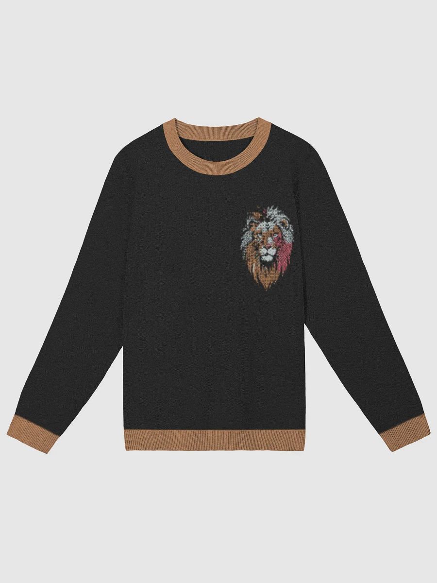 Lion Head Jacquard Crewneck Sweater product image (3)