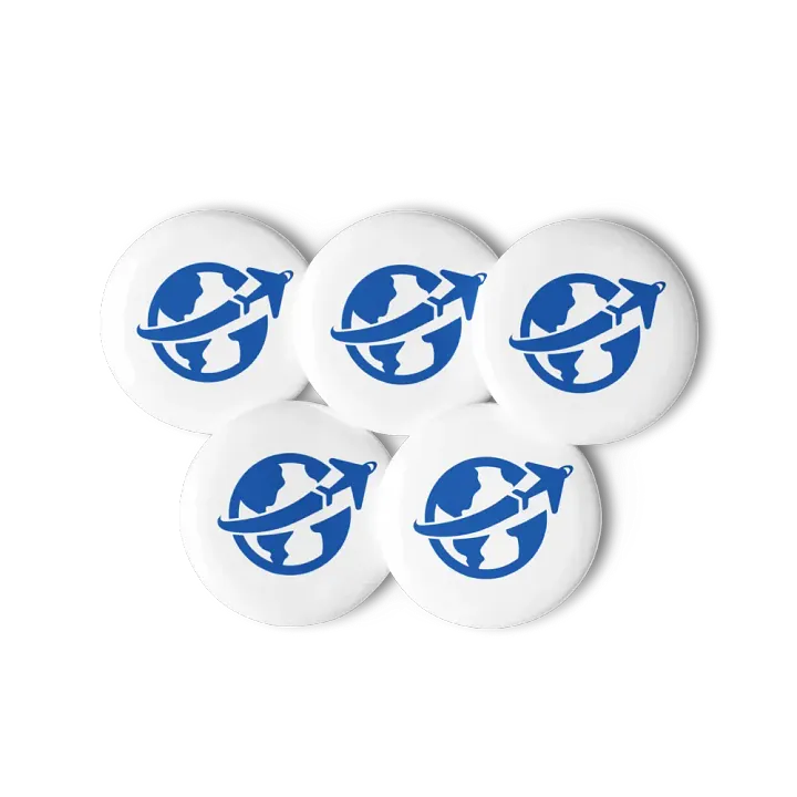 BehindTheSkies Globe Pin Set product image (1)