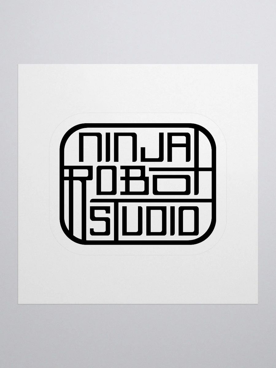 Ninja Robot Kiss Cut Sticker product image (1)