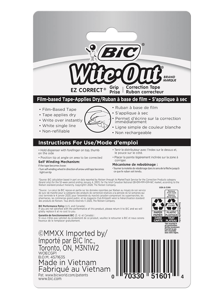 1x BIC White Out product image (2)