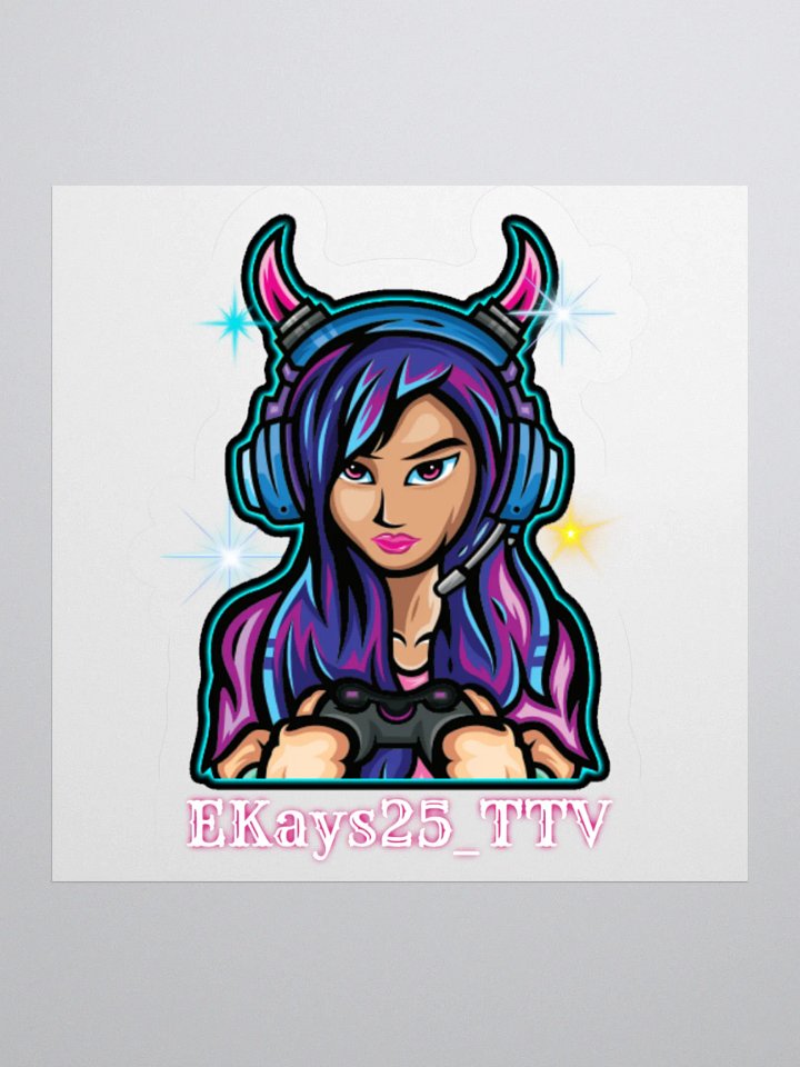 Gamer Vibes Kiss Cut Stickers product image (1)