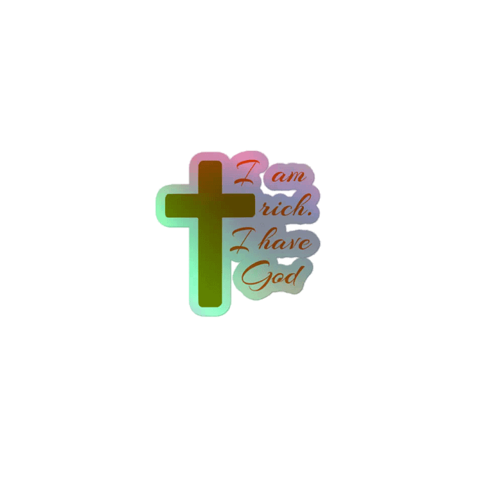 I AM RICH. I HAVE GOD. product image (1)
