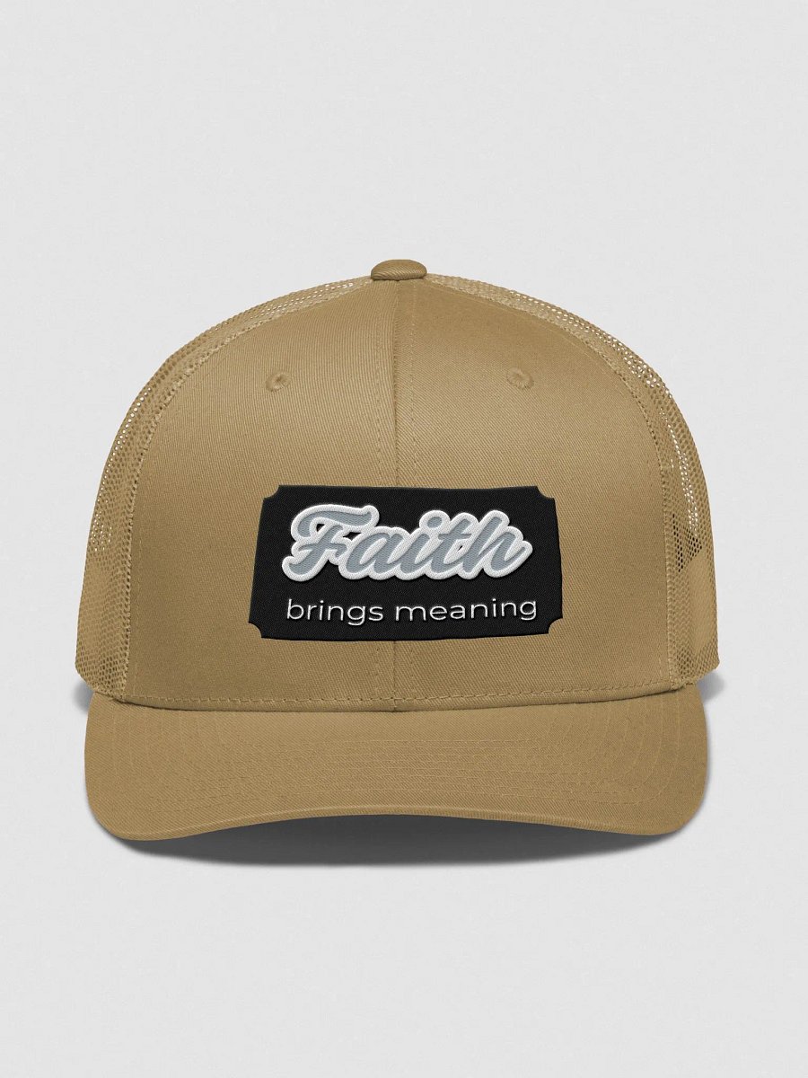 Faith Brings Meaning Trucker Hat | Faith brings meaning product image (1)