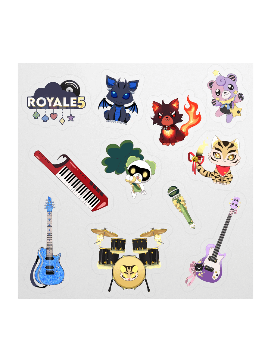 ☁️ ROYALE5 Debut ☁️ Sticker Sheet product image (4)