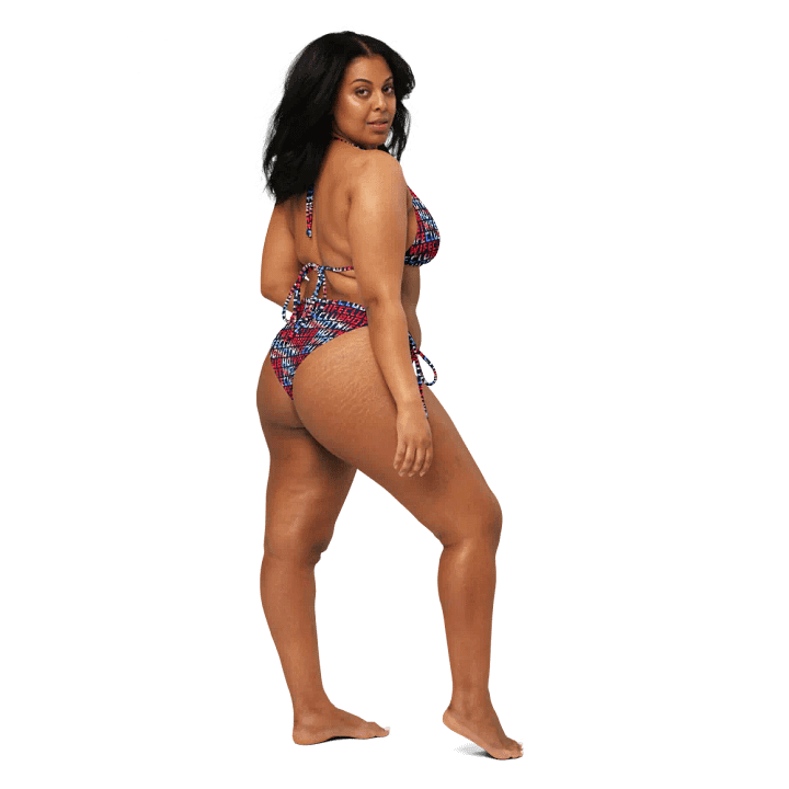 HotWifeClub Hot Wife Club red white and blue bikini product image (2)