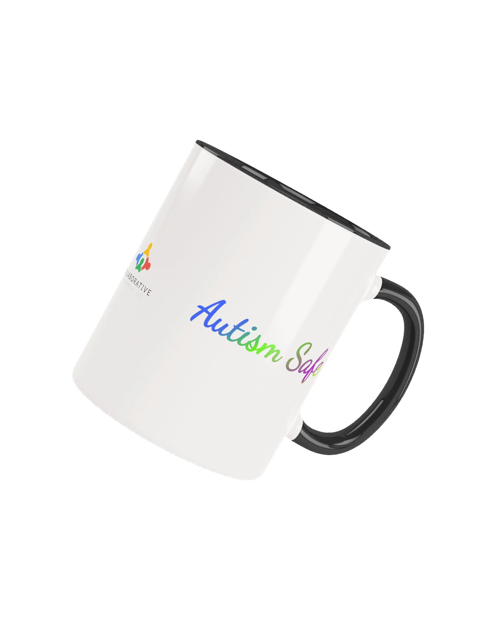 Autism Safe Rainbow Heart Ceramic Mug product image (51)