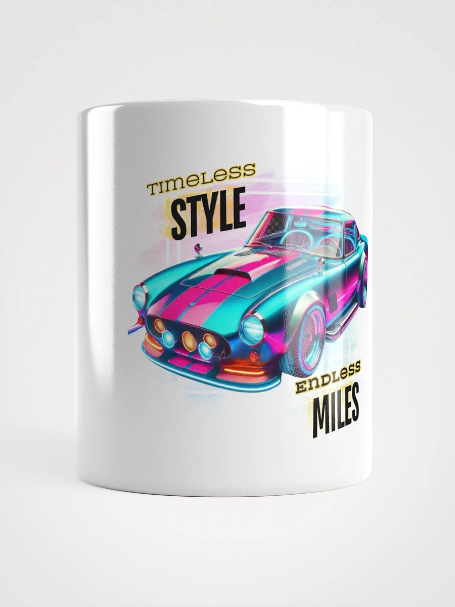 Time Style Endless Miles- Ceramic mug For Him or Her Coffee Cup Classic Vintage Style Car Mug product image (1)