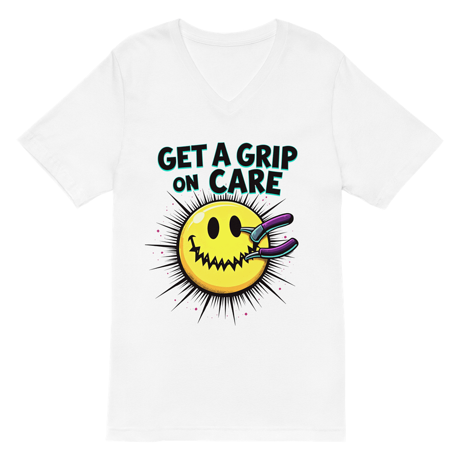 Stitched Smile V-Neck Tee product image (2)