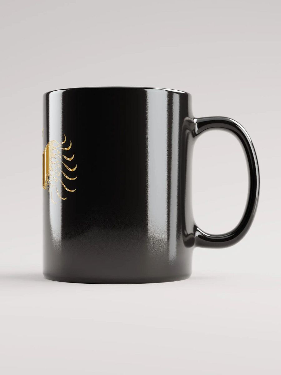 Black Glossy Coffee mug-Gold Phoenix Coffee Mug product image (1)