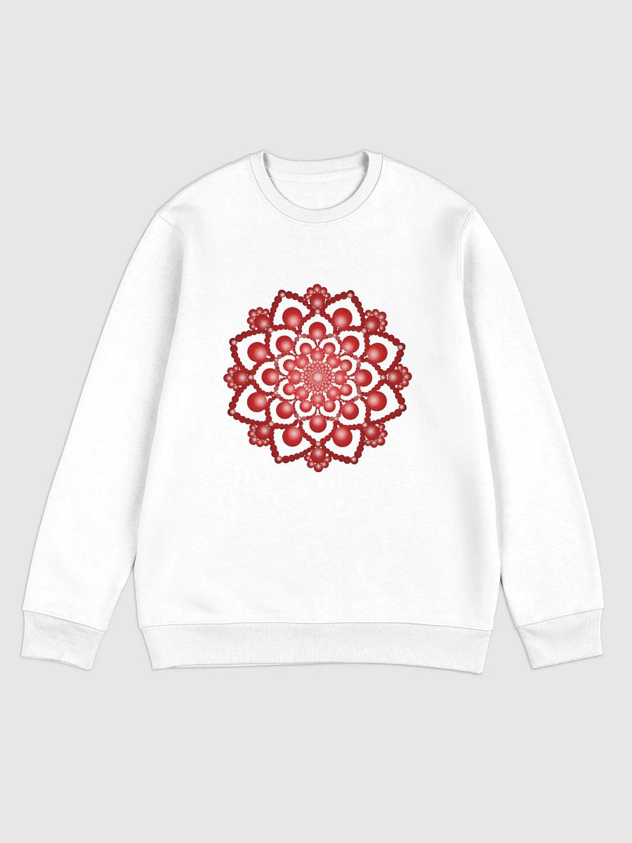 Red Dot Mandala Unisex Eco Sweatshirt product image (1)