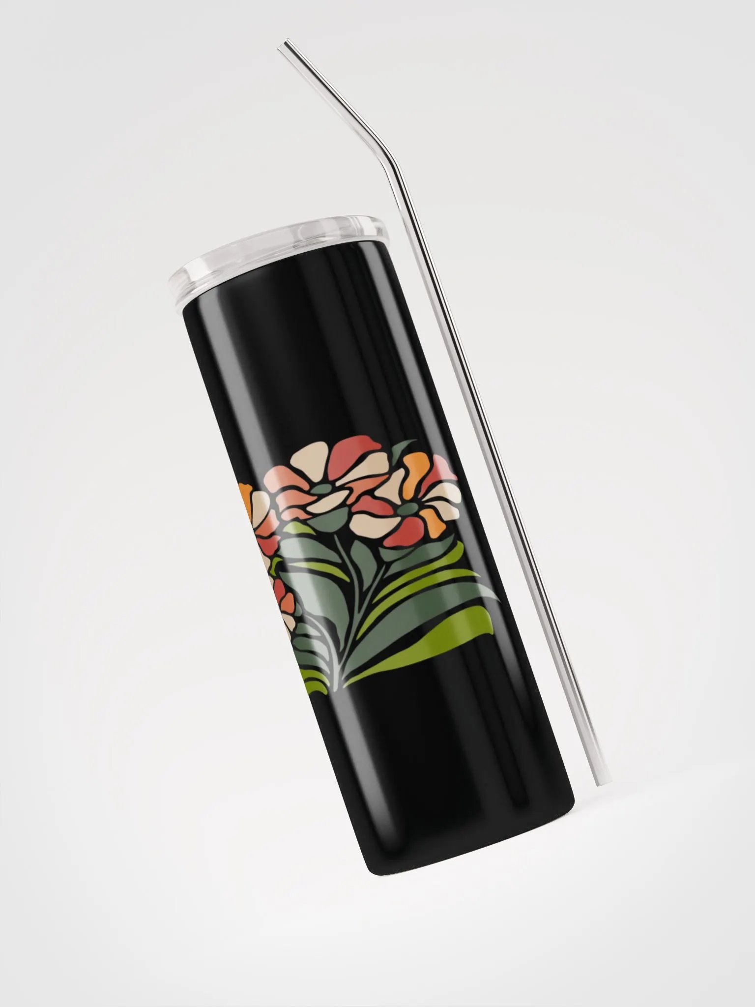 Tumeur Watercolor Flowers Tumbler Wrap PNG Download,Floral Tumbler Design product image (3)