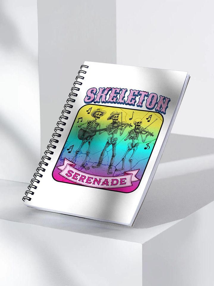 Skeleton Serenade Spiral Notebook product image (2)