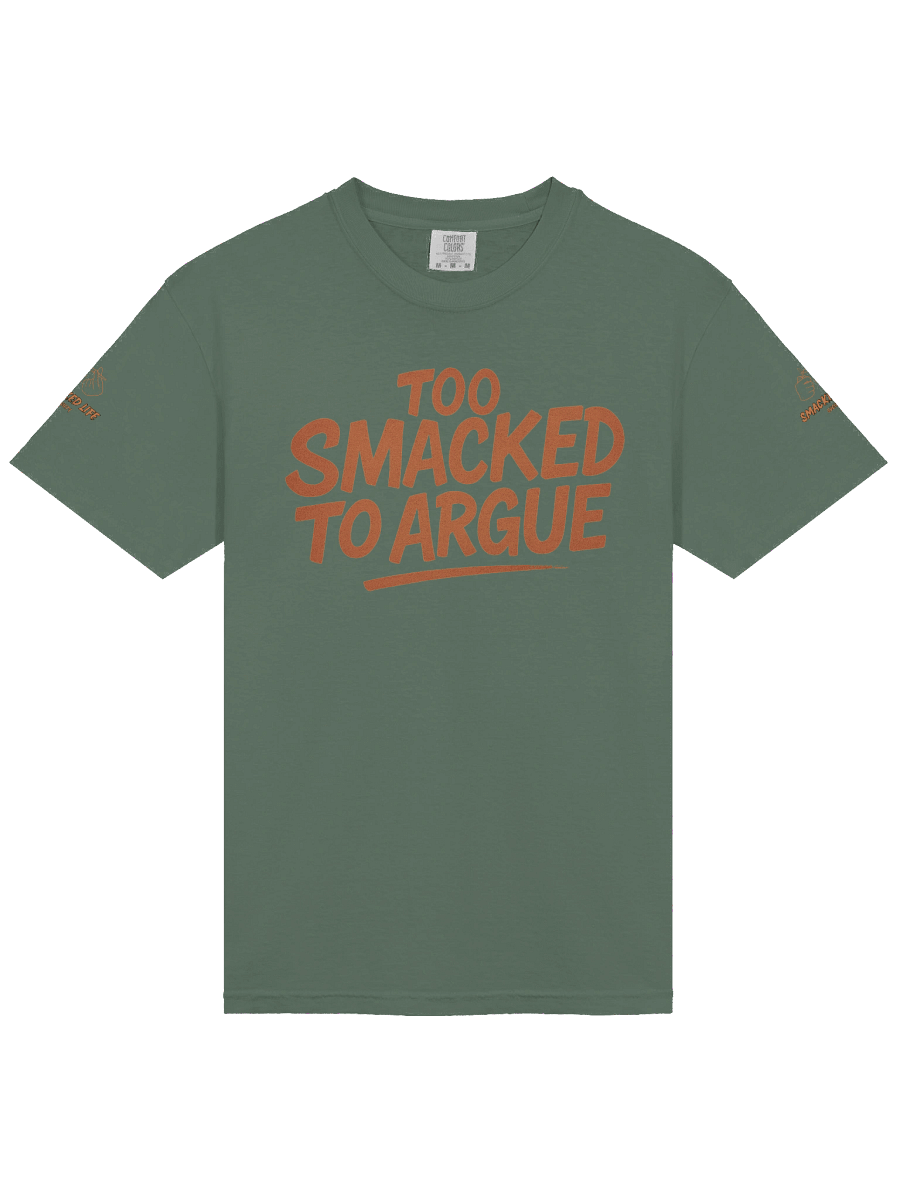Too Smacked to Argue – Orange Alien in Ski Mask Unisex T-Shirt (Variety of Colors) product image (16)