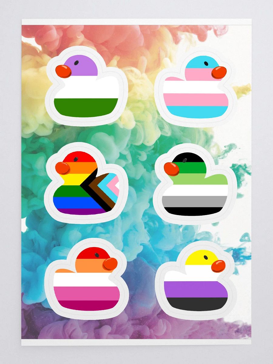 Pride Duck Stickers 1 product image (3)