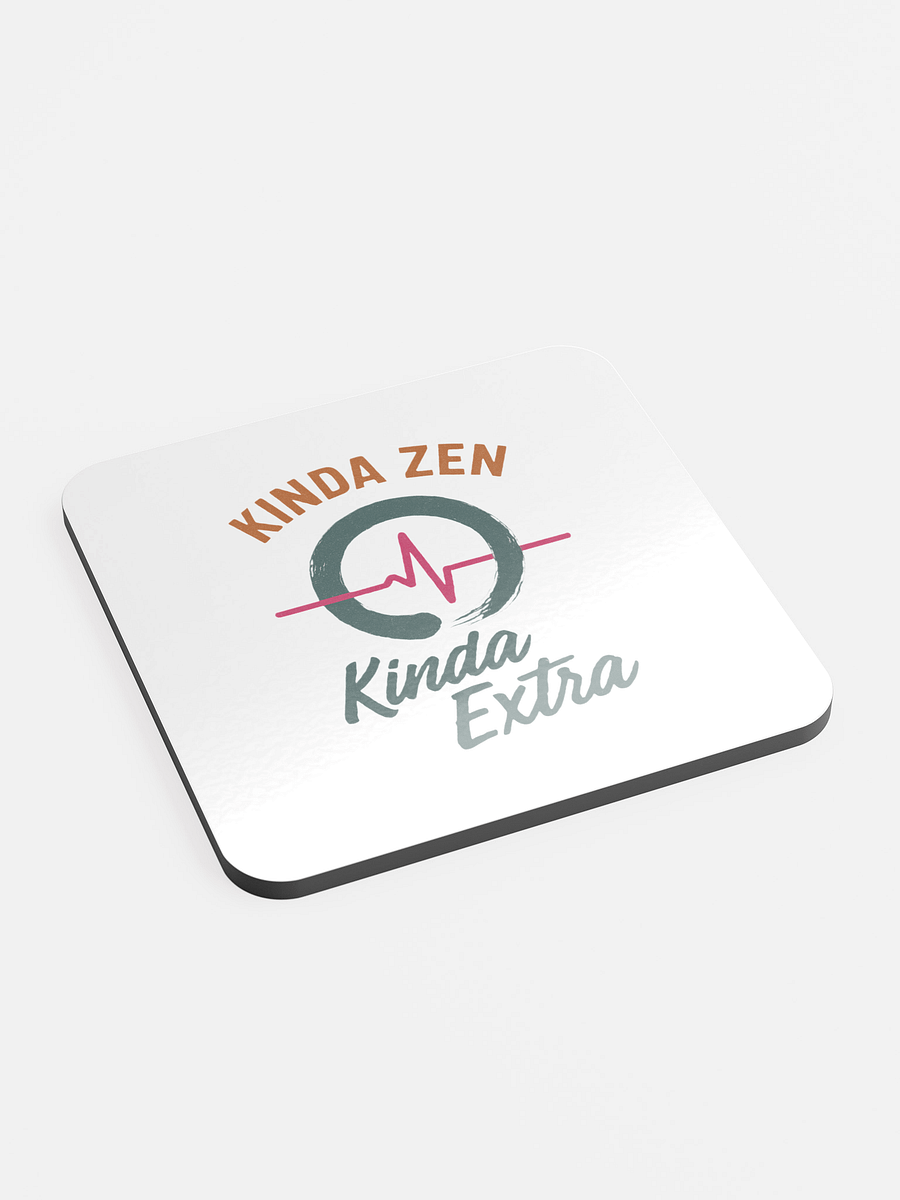 Zen Heartbeat Glossed Coaster product image (2)
