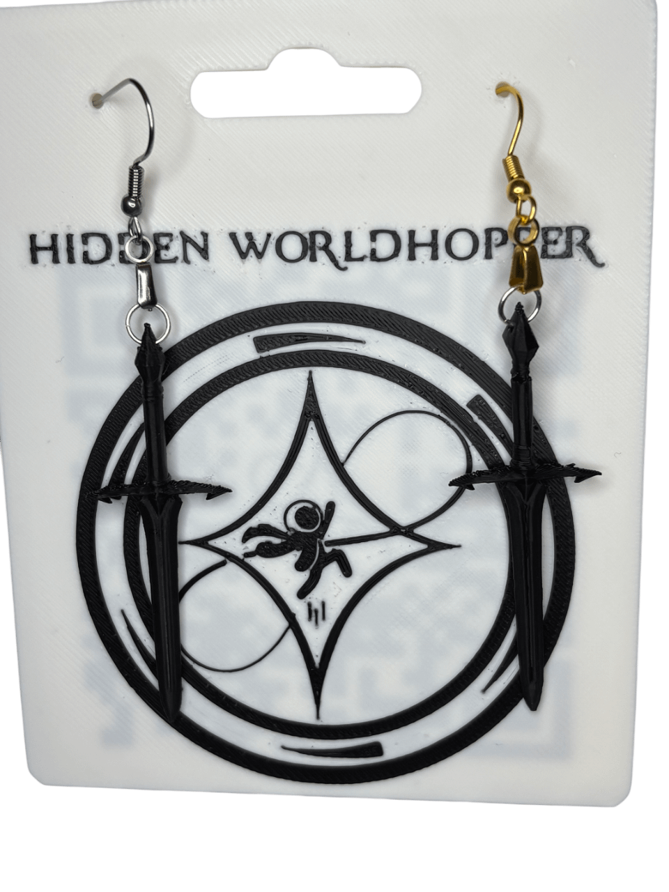 Black Sword Earrings product image (1)