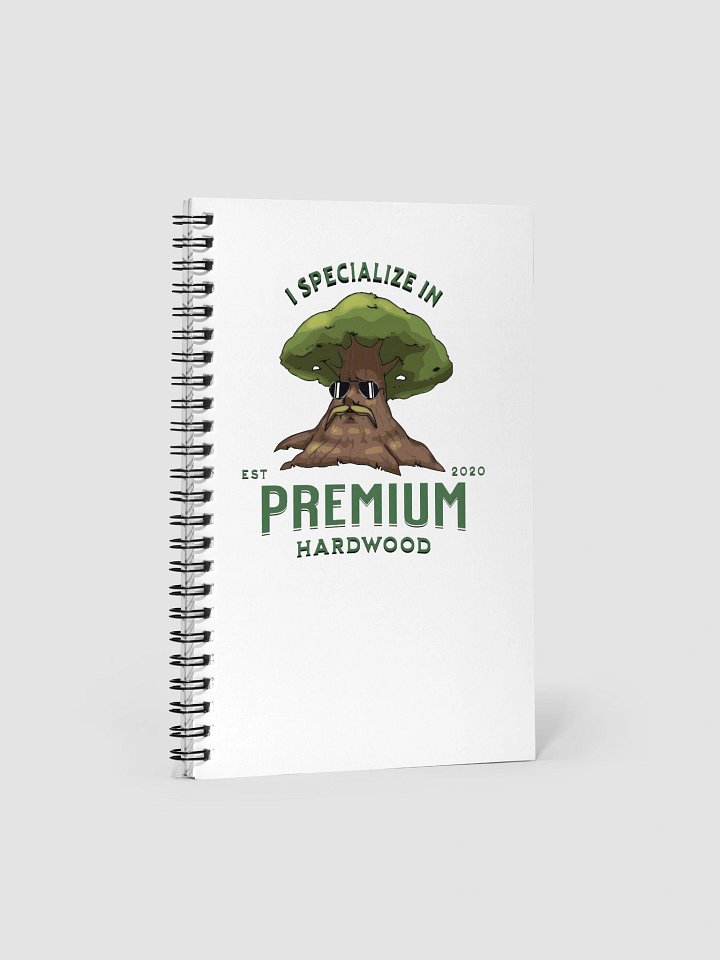 Premium Hardwood Spiral Notebook product image (1)