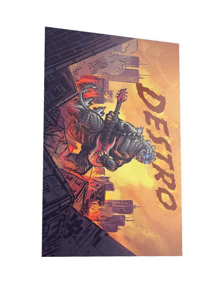 Rock Zilla Matte Poster product image (4)
