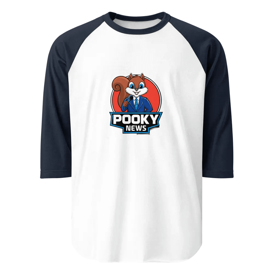 Pooky News ¾ Sleeve Raglan Tee product image (1)