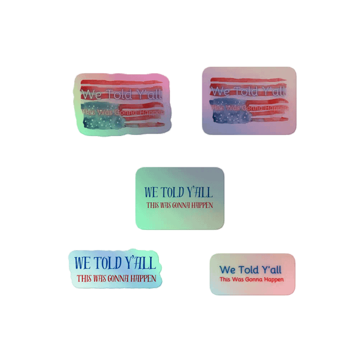 Resistors, We Told Y'all , Holo Sticker Pack product image (2)