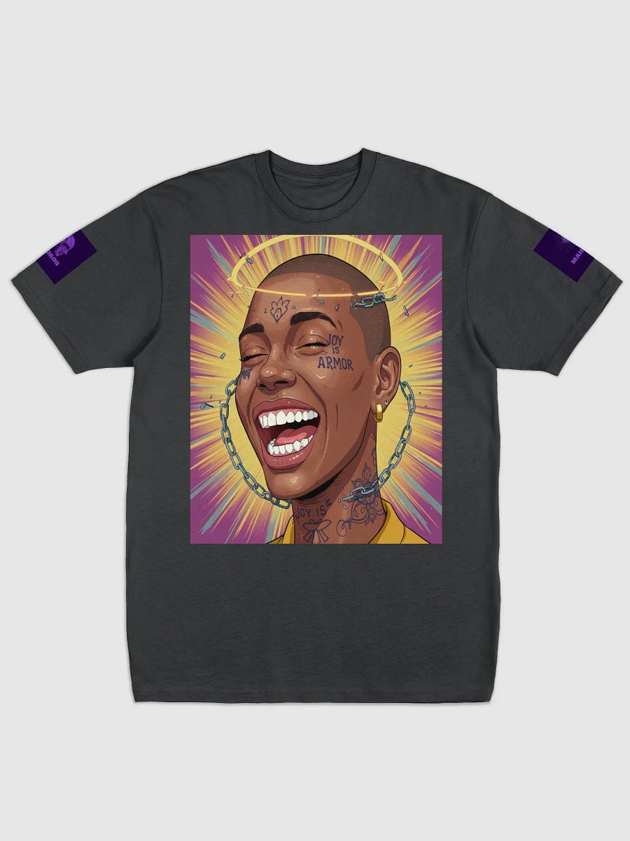 Mahoros Joy is Armor T-shirt product image (1)
