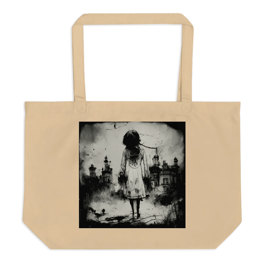 a visit from her past, Organic Cotton Statement Tote Bag product image (1)