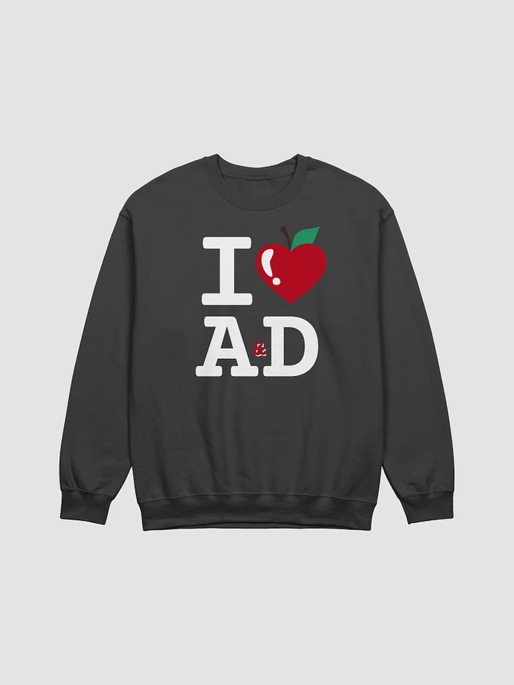 I Heart AD Sweatshirt (White Letters) product image (9)