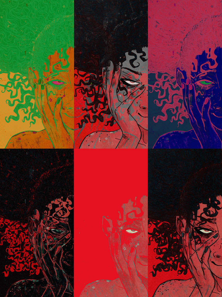 Bad Time Janey - DIGITAL WALLPAPER SET product image (6)