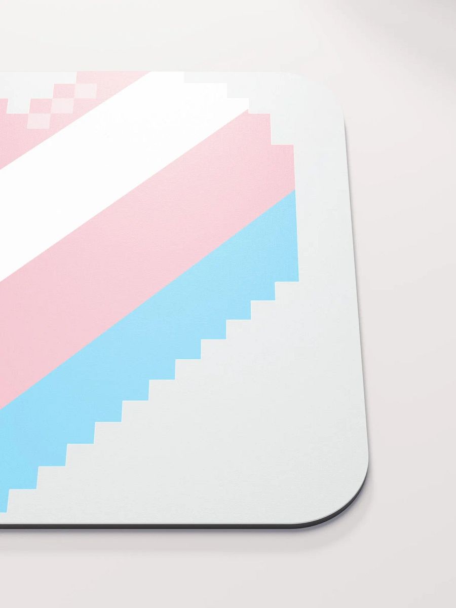 Trans heart Mouse pad product image (5)