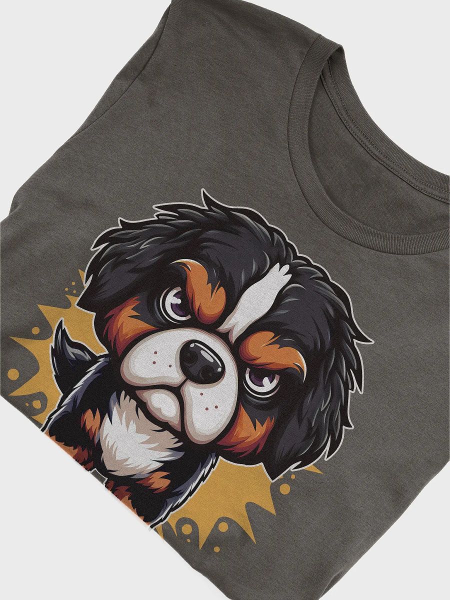 Bernese Mountain Dog Angry Pup - Premium Unisex T-shirt product image (5)