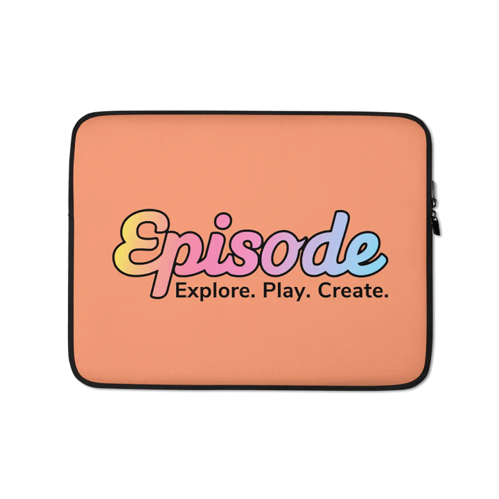 Episode Laptop Sleeve Orange With Gradient Logo product image (1)