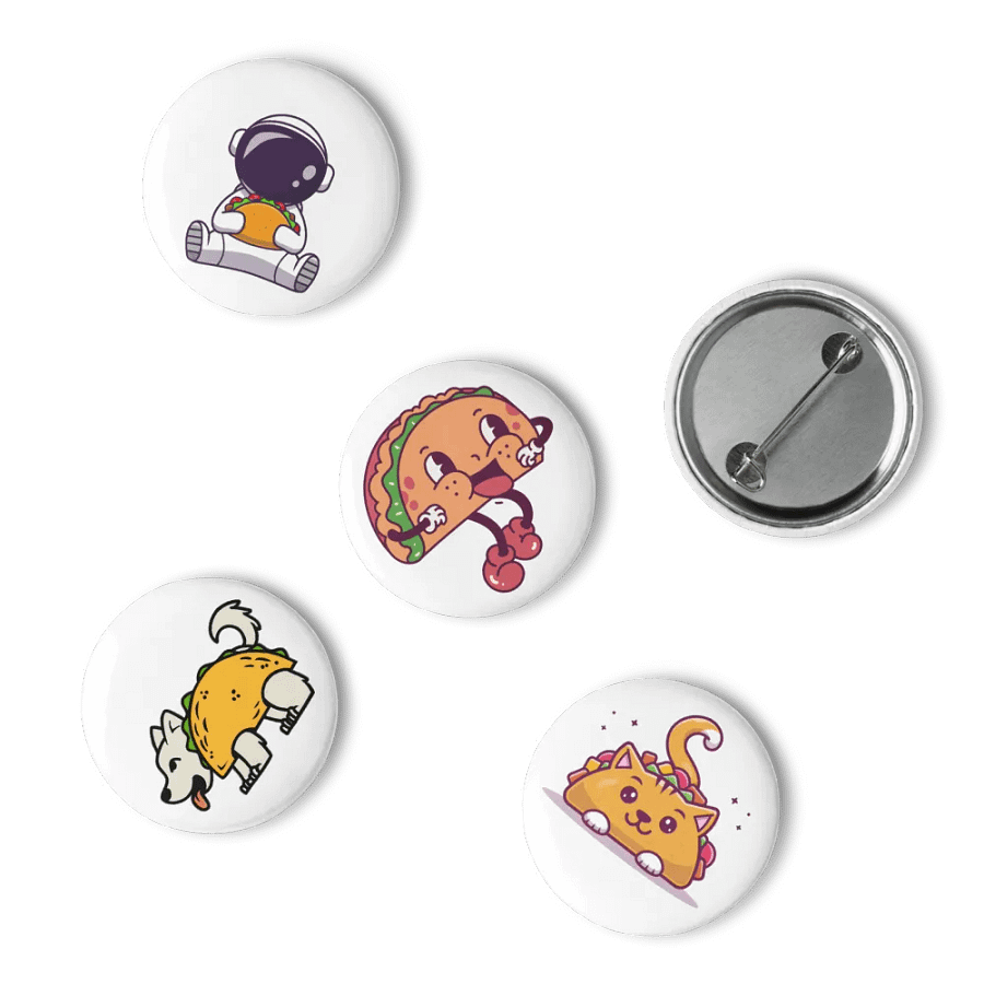 Space Taco Astronaut Pin Set product image (15)