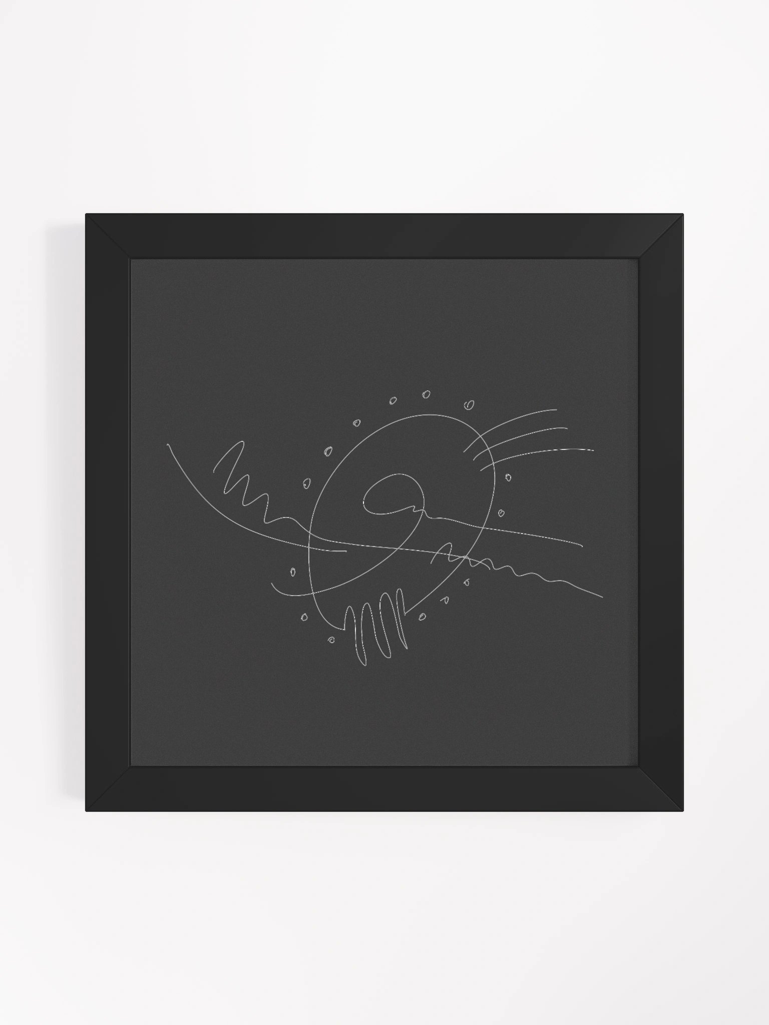 "Echoes of the Mind" - Framed Minimalist Art Print (Wall Art) product image (21)